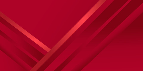 Abstract modern background gradient color. Red maroon and white gradient with stylish line and square decoration suit for presentation design.