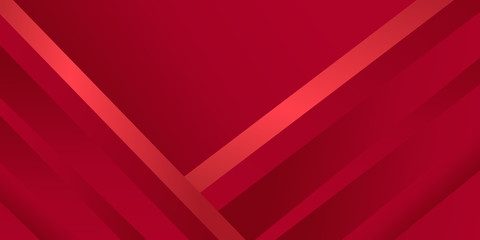 Abstract modern background gradient color. Red maroon and white gradient with stylish line and square decoration suit for presentation design.