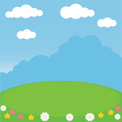 Obraz premium Hello spring landscape