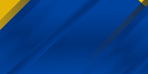 Obraz premium Blue yellow white abstract background geometry shine and layer element vector for presentation design. Suit for business, corporate, institution, party, festive, seminar, and talks.