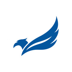 Obraz na płótnie Canvas falcon logo design template vector