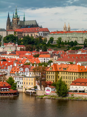 Fototapeta na wymiar View of the city of Prague. Czech..