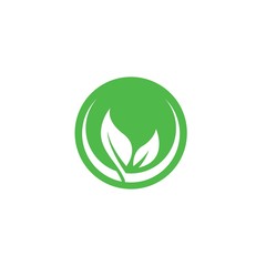 Tree leaf vector logo design