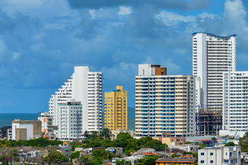 Fototapeta na wymiar Cartagena, Colombia skyline