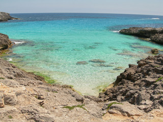 turquoise beach to live the tranquility and peace