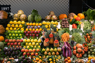 fruit and vegetable stand - Powered by Adobe