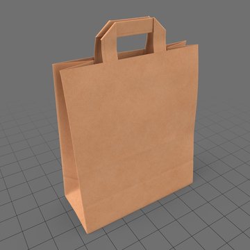 Paper bag with handles 1