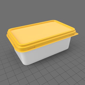 Rectangular margarine packaging 1