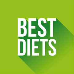 Best Diets sign 3d lettering