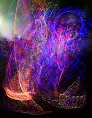 Abstract Painting with Light Hula Hoop