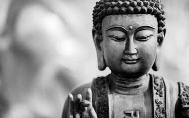Buddha statue used as amulets of Buddhism religion.