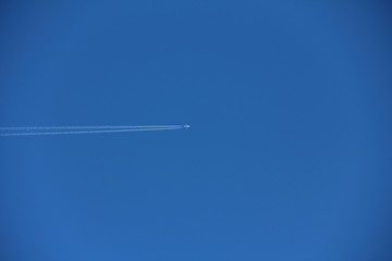 airplane in the sky