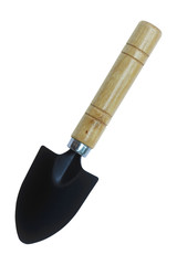 Garden shovel isolated on white background
