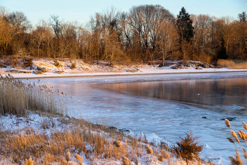 winter landscapes in Salem Massachusetts 