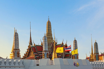 Naklejka premium View of Wat Phra Kaew.