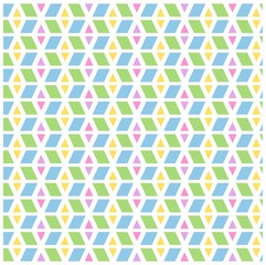Colorful Seamless Geometric Pattern, Abstract, Illustrator Pattern Wallpaper 