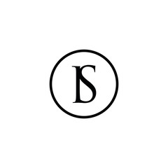 IS I S letter logo design vector