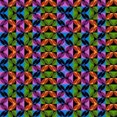 Colorful Seamless Geometric Pattern, Abstract, Illustrator Pattern Wallpaper 