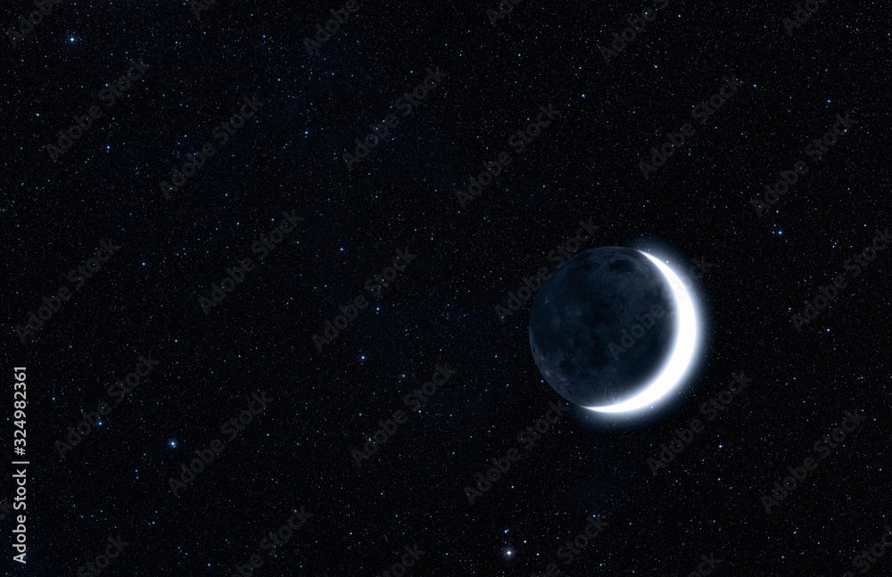 Poster crescent moon 