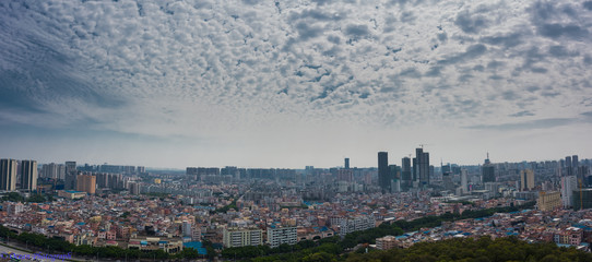 Fototapeta na wymiar panoramic view of Nanhai,Foshan.