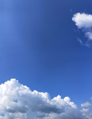 blue sky with clouds