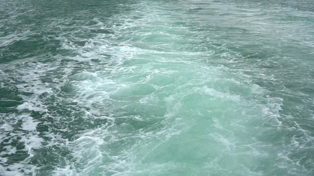 View of sea in the storm day