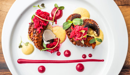 grilled octopus gourmet 