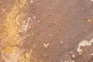 Stone wall with multi color and texture - background