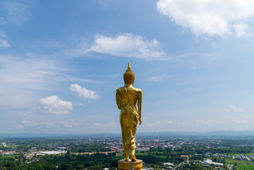 Landscape statue of buddha in Thailand