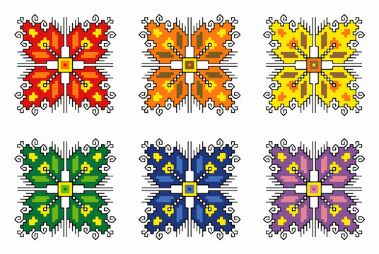 Bulgarian-folk-motif-shevitsa-set-of-6-colors-elements-pattern-0