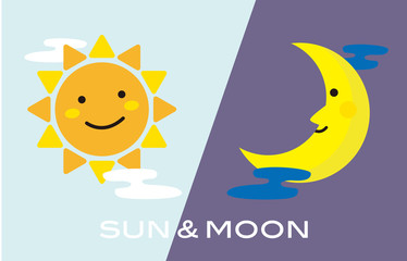 太陽と月