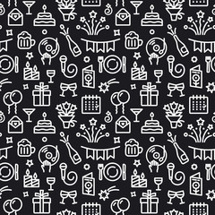 celebrations seamless pattern