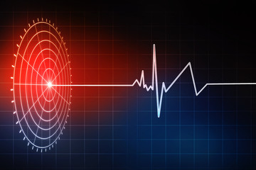 2D illustration medical structure background