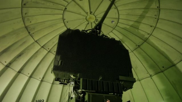 Rotating Antenna Of Military Radar Air Defense System