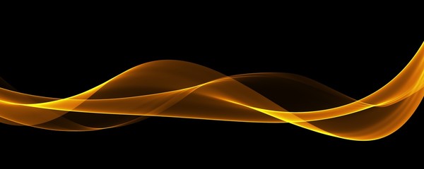 Abstrakter goldener Wellen-Hintergrund. Vorlagendesign