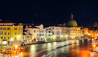 Obraz premium night view of venice italy
