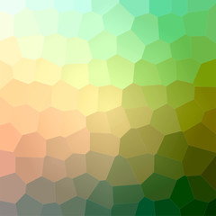 Obraz na płótnie Canvas Illustration of green and red big hexagon square background.