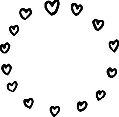 Handwritten circle variations