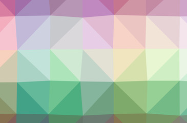 Illustration of abstract Green, Purple horizontal low poly background. Beautiful polygon design pattern.