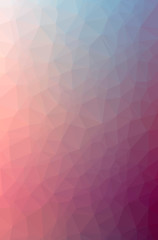 Obraz premium Illustration of abstract Pink vertical low poly background. Beautiful polygon design pattern.