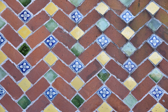 Azuleros color&eacute;s au Mexique