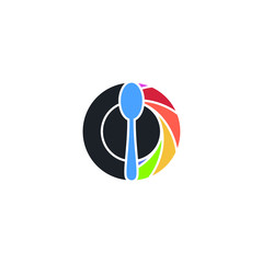Obraz premium Food Photography Logo Design. Community Design for Food Photography