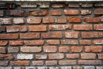 old brick wall background texture red bricks 