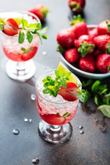 Strawberry cocktail