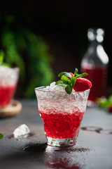 Gradient red cocktail