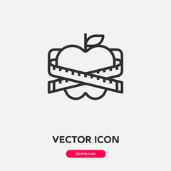 fitness icon vector sign symbol