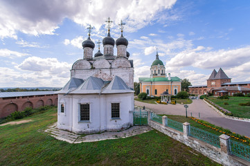Fototapeta na wymiar Cathedral in the name of St. Nicholas Miracle Worker in Zaraysk