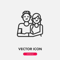family icon vector sign symbol