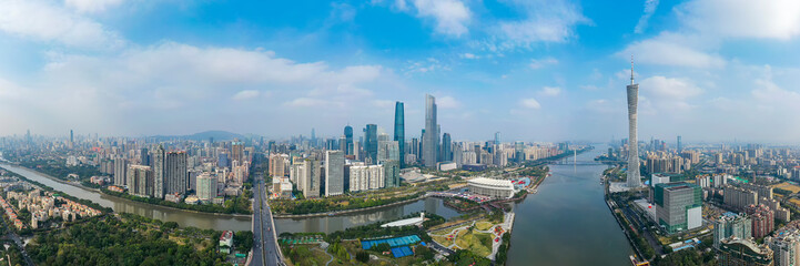 Obraz na płótnie Canvas Guangzhou city skyline, Guangdong Province, China