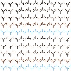 Seamless abstract pattern design hand,  modern art.